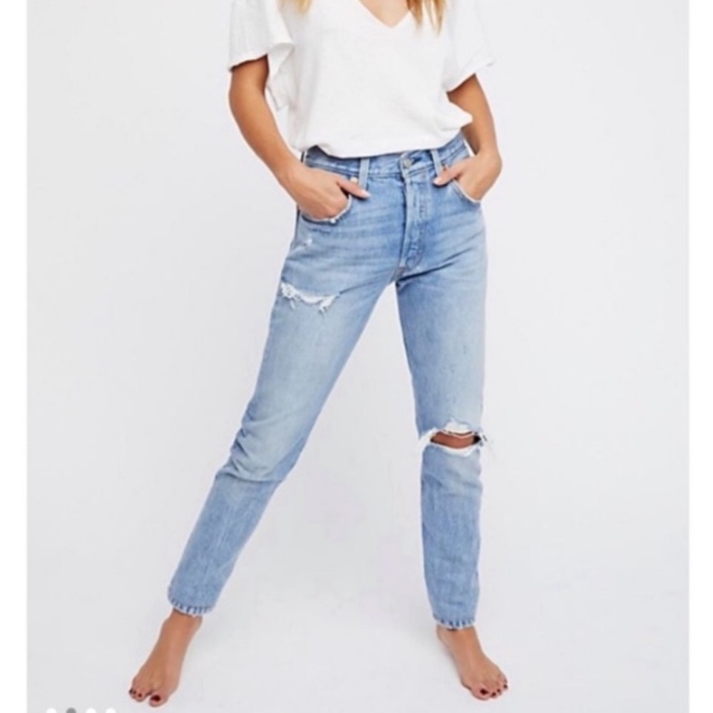 Levi’s 501 classic high waisted jeans